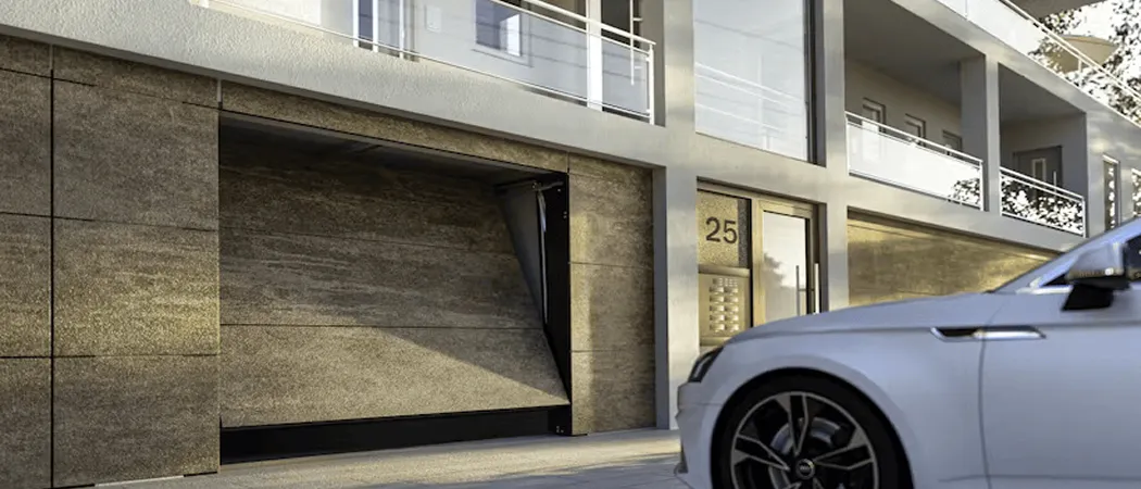 Porți pentru garaje comune